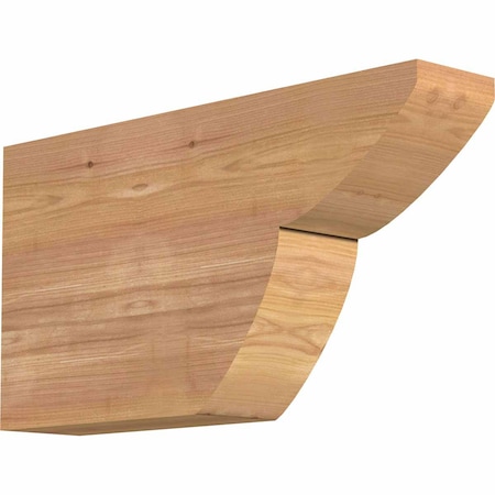 Ekena Millwork Crestline Smooth Rafter Tail, Western Red Cedar, 3 1/2"W x 10"H x 18"L RFT04X10X18CRE00SWR